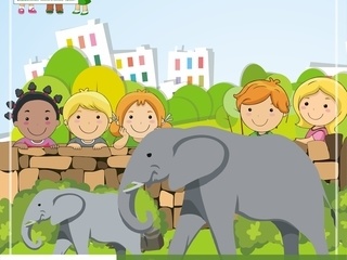 День защиты слонов в зоопарке